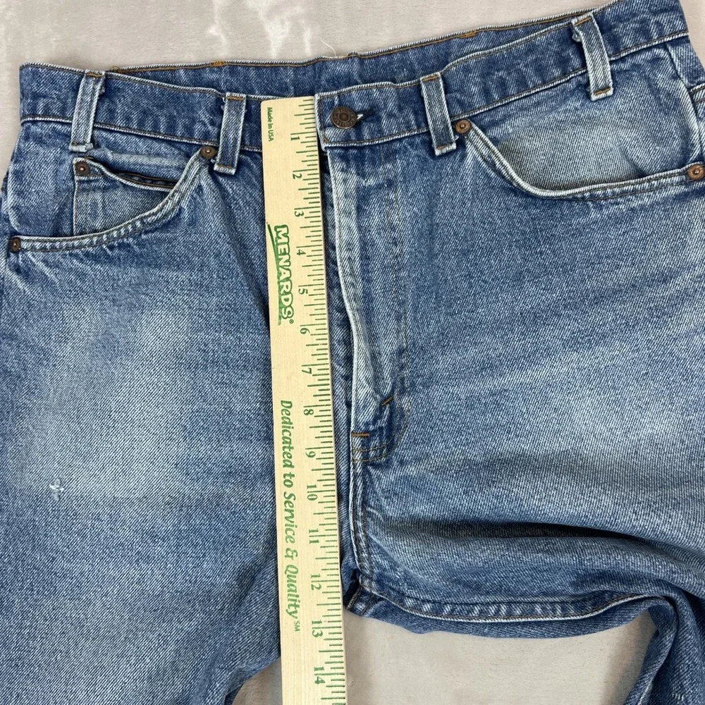 Vintage Levis 517 Jeans Mens 36x29 Orange Tab Faded Grunge Workwear USA READ‎